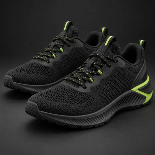 Full view of Fitfinity shoes demo product concept